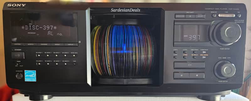 Sony CDP-CX455 CD CHANGER ACCESSORIES JUKEBOX 400 DISCS PLAYER
