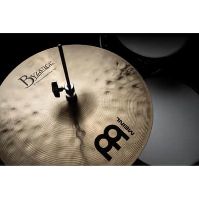 Meinl Byzance Traditional Extra Hammered Hi Hat Cymbals 15" image 8