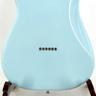 Fender Tom Delonge Artist Series Stratocaster Electric Guitar -Daphne Blue Ser# MX23135021 image 4