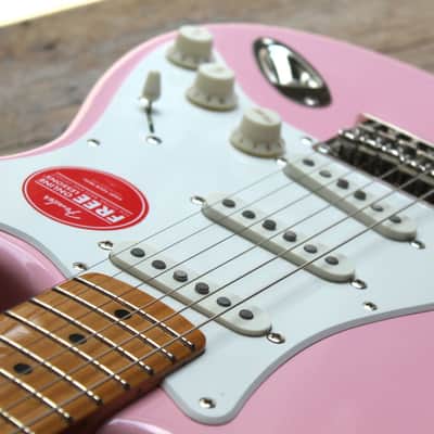 SQUIER "LIMITED Classic Vibe™ '50s Stratocaster Hard Tail, Maple Fingerboard, Parchment Pickguard, Shell Pink" 3, 06 KG image 9