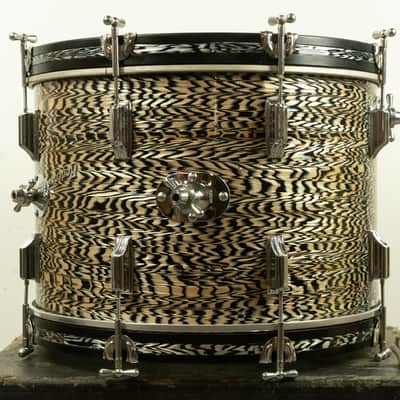 1960s Rogers 14x20 Black Onyx Pearl Bass Drum image 2