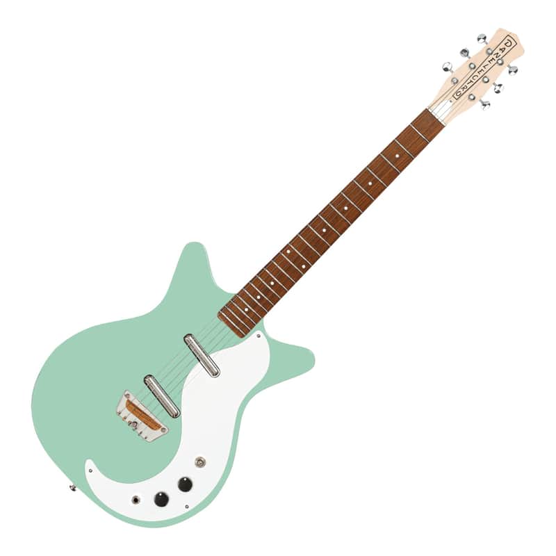 Danelectro Stock 59 Electric Guitar, Vintage Aqua image 1