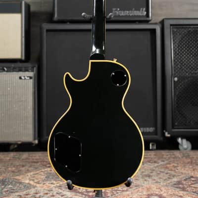 Gibson Vintage 1973 Les Paul Custom '54 Reissue Electric Guitar - Ebony with Hardshell Case - Used image 8
