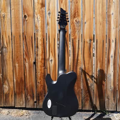 Schecter DIAMOND SERIES PT-8 MS Black Ops Satin Black Open Pore 8-String Electric Guitar image 5