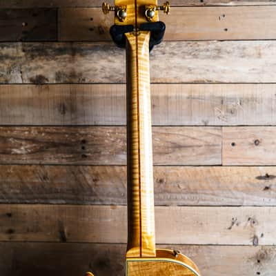 2002 Gibson Custom Shop 50th Anniversary Les Paul Custom Curly Koa Top in Antique Natural finish #16/50 image 6