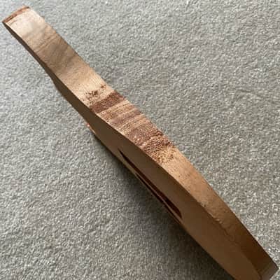 Solid Mahogany Wood Silent Guitar Body image 2