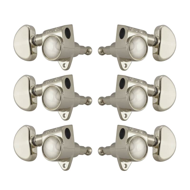 Genuine Grover 102-18N Rotomatic 18:1 3x3 tuners, Nickel image 1