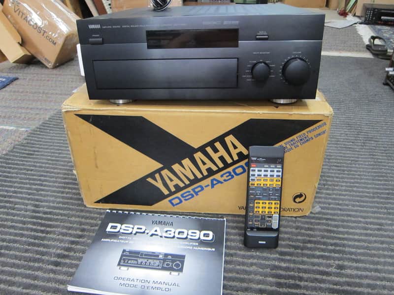 Yamaha DSP-A3090 Top Line Stereo  5, 7 Channel Integrated Amp, Phono, Box, Manual, Pristine,Ex Sound image 1