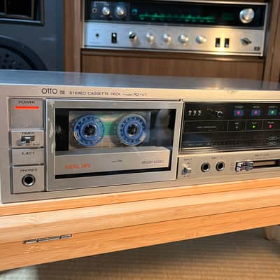 OTTO RD-V7 Cassette Deck | Vintage Sanyo HiFi Tape Deck | Retro Design | Working Condition image 4