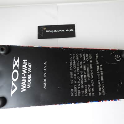 Vox V847 Union Jack Wah Effects Pedal Made in the US Original Free USA Shipping image 5