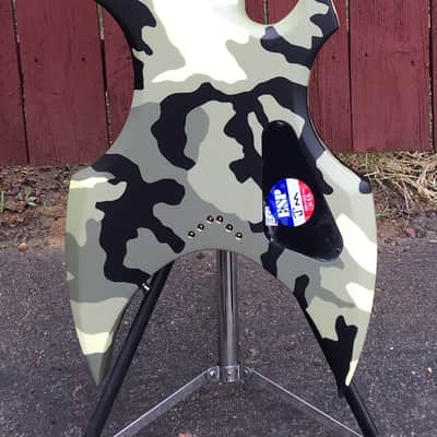 USED 2011 ESP Signature Series Max Cavalera AX Camo (Left Handed) w/case image 5