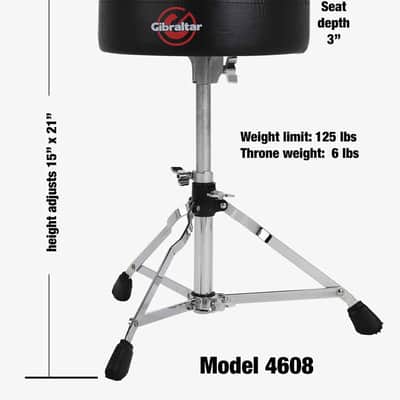 Gibraltar 4608 12" Round Drum Throne image 3