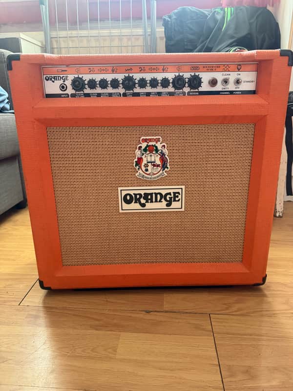 Orange Rockerverb 50 MK II 2-Channel 50-Watt 1x12" Guitar Combo 2010 - 2014 - Orange image 1