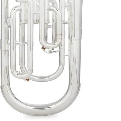Yamaha YAH-203S Student Alto Horn - Silver-plated with Yellow Brass Bell image 1