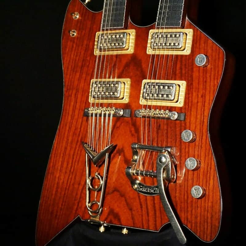 Gretsch Namm Show Double Neck Billy Bo Palomino Guitar G6199G-612 Custom image 1