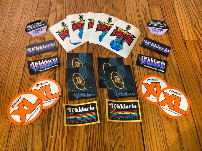 D'Addario Vintage Strings Sticker lot (21) Rare Ship Free Tomorrow image 1