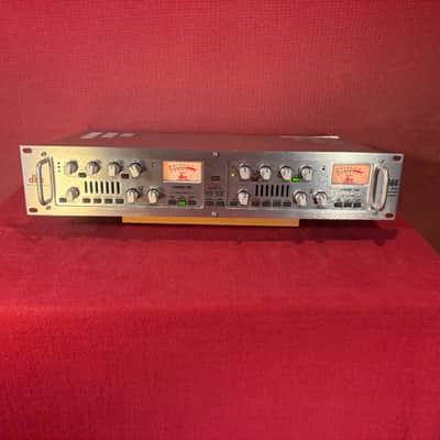 dbx 566 Dual Vacuum Tube Compressor 1990s - Silver image 3