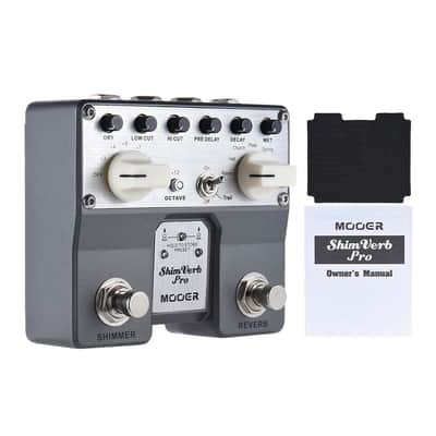 MOOER SHIMVERB PRO Digital Stereo Reverb Guitar Effect Pedal image 6