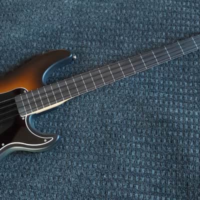 G&L SB1 Lined Fretless 2021 - Sunburst Frost image 1