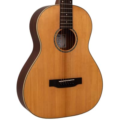 Gold Tone GT-Parlor-NA All Solid Wood Solid Sitka Spruce Top Mahogany Neck 6-String Acoustic-Electric Guitar w/Gig Bag image 3