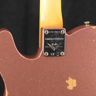 Mint Fender Custom Shop Limited Edition '61 Telecaster Relic Aged Champagne Sparkle image 11