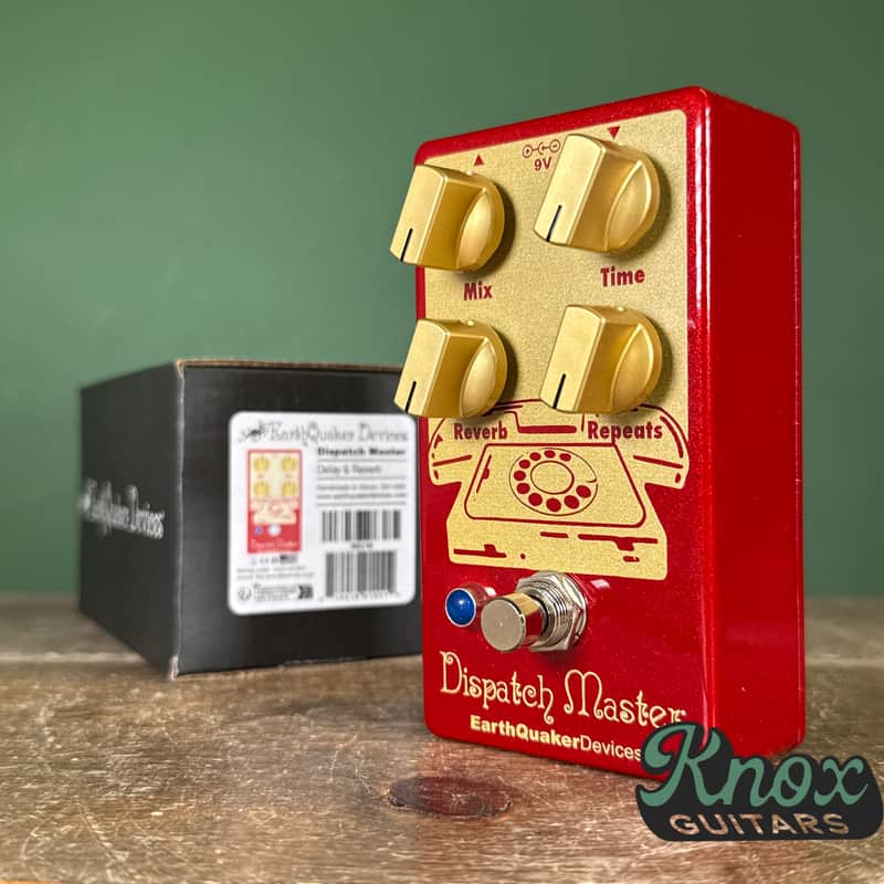 EarthQuaker Devices Dispatch Master Digital Delay & Reverb V3 2019 - Present - Red/Gold image 1