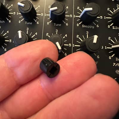 Black Acc/Bnd/Roll/Flam/A/B/CV2/BD1/BD2/RS/CY/OH/CL/CP/LTC/HTC/CB/MA/Shuffle Button cap for MFB Tanzbar Drum Machine image 1