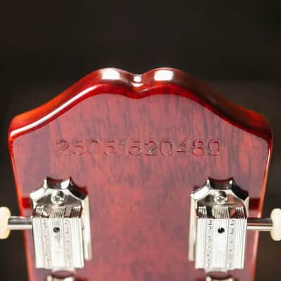 Epiphone Les Paul Standard 50s Figured Electric Guitar - Washed Cherry Sunburst with Gig Bag image 7