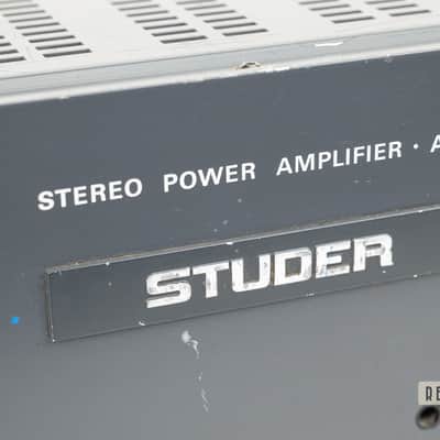 Studer A68 Stereo Power Amplifier image 8