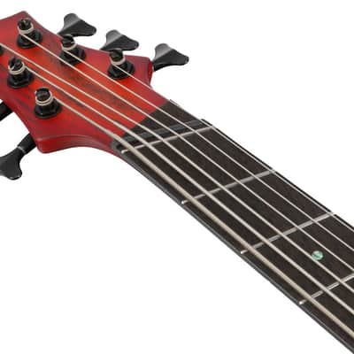 Ibanez BTB Bass Workshop 6 String Electric Bass w/Case Multi scale - Brown Topaz Burst Flat (BTB866MSBRF) image 4
