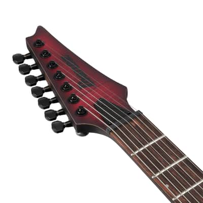Used Ibanez RGD721FA Standard 7-string Electric - Stained Wine Red Burst Flat image 5