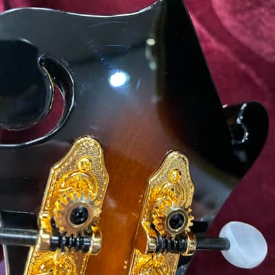 Gold Tone GM-70+ F-Style Mandolin 2010s - Tobacco Sunburst with case image 7