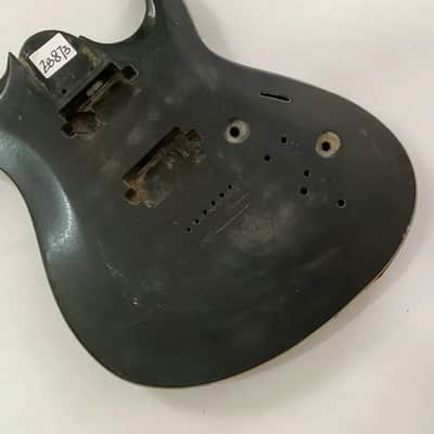 Black DIY Project HH Guitar Double Cutaway Body image 4