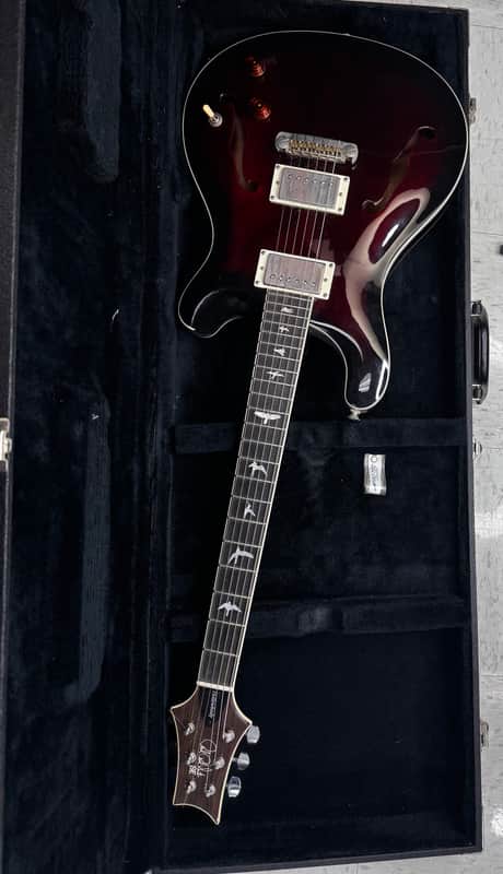PRS SE Hollowbody Standard 2020 - 2024 - Fire Red Burst image 1