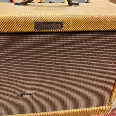1955 Fender Tremolux 5E9 Narrow Panel Tweed image 3