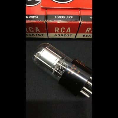 Full Sleeve (5) NOS NIB RCA 6SA7GT Glass Radio Vintage Vacuum Tubes B.9610 image 3