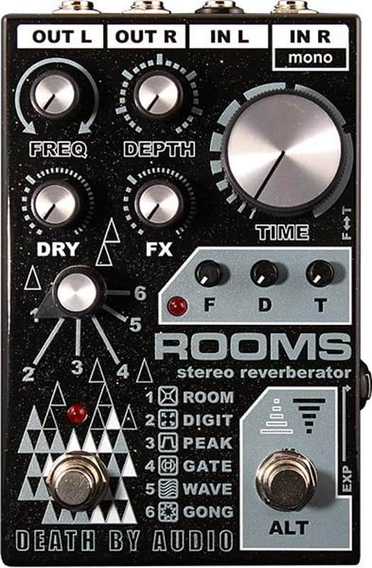 New Death by Audio Rooms Digital Stereo Multi Reverb Guitar Effects Pedal image 1
