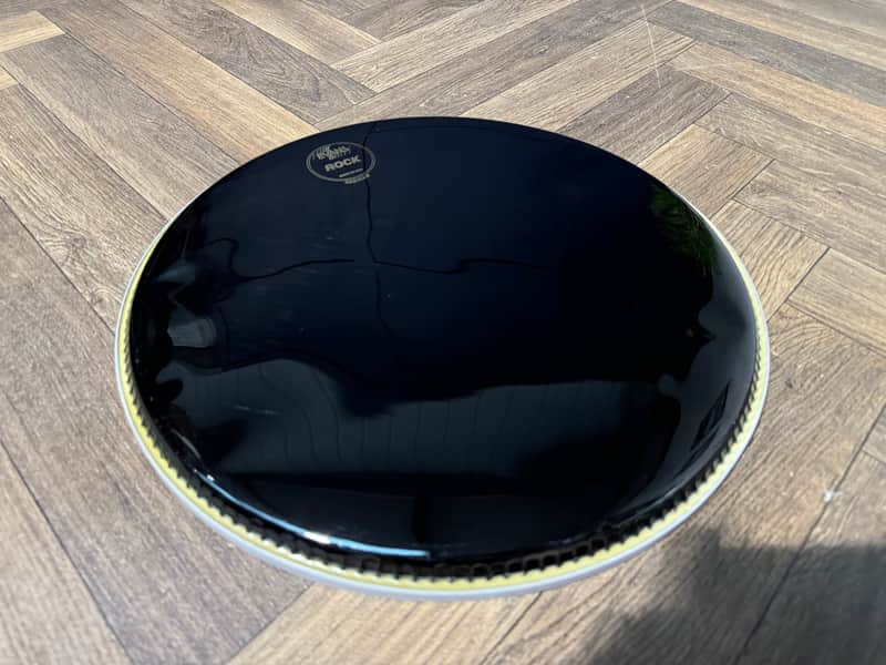 EVANS Rock Batter Black 15" Tom Drum Head / New/Old Stock #ME118 image 1