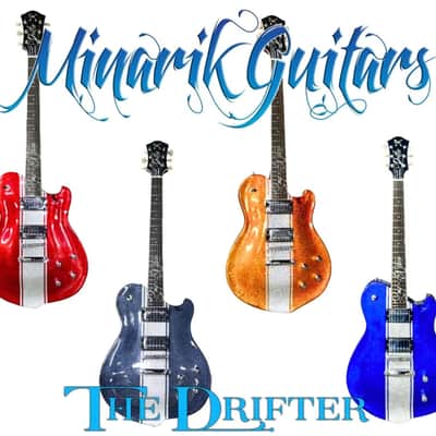 Minarik Drifter “Say When” – Bonfire Blue Metallic | Cool Precision, Hot Tone, Boutique Brilliance | Sixx Gun Music Exclusive image 4