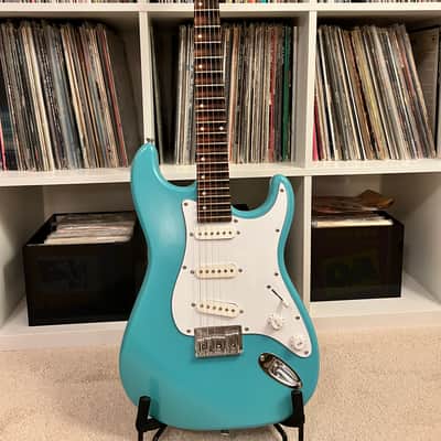 LÕM  Vietnamese Electric Guitar standard  2022 Yay ninh blue image 1