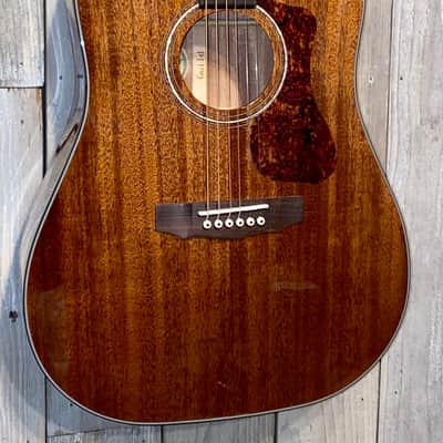 Guild D-120CE Acoustic-Electric Guitar Natural, With  Deluxe Gig Bag, Support Small Biz & Buy Here ! image 3