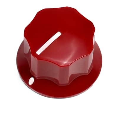 Tesi Wolfgang or MXR Guitar Knob with Brass Insert and Set Screw Dark Red