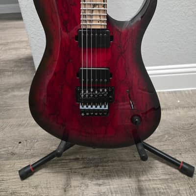 Balaguer Select Custom Seraph 6 string w/Floyd Rose 2025 - Vlad black burst image 2