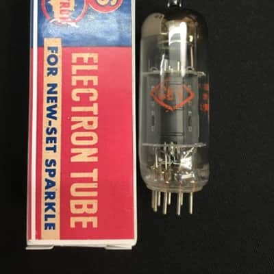 CBS 12BZ7 Dual Triode Black Plates AUDIO AMPLIFIER VACUUM TUBE Tested 4.2096-D image 1