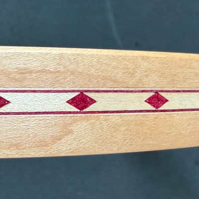 Craviotto 12" Wood Hoops with Red Inlay image 2