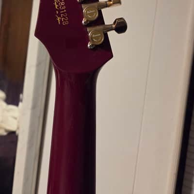 Ibanez DT500-Cherry Sunburst Destroyer 1983 Rare with original leather bag image 2