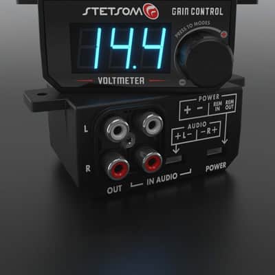 Stetsom Universal Bass Knob Gain Control 4 in 1 / Voltmeter / On+Off Switch / Converter image 2