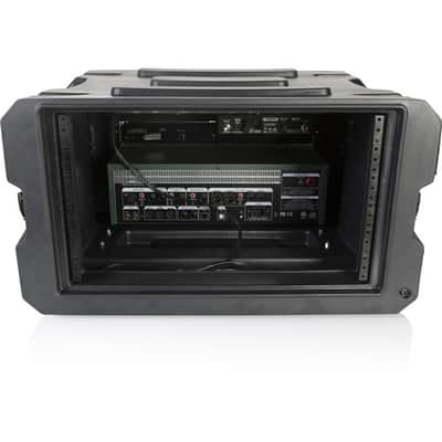 Gator Pro-Series Molded Mil-Grade PE Rack Case; 6U, 19" Deep; w/ Handle & Wheels G-PROR-6U-19 image 6