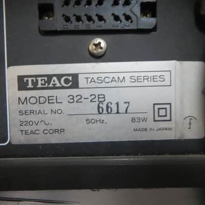 TEAC Tascam 32-2B Stereo Tape Deck - 2 Track - 15 ips - 10.5 inch Reel to Reel Recorder image 12