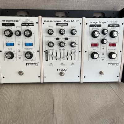 Moog Voyager XL & Moogerfooger Complete Collection (white edition) with lots of accessories White Edition image 10